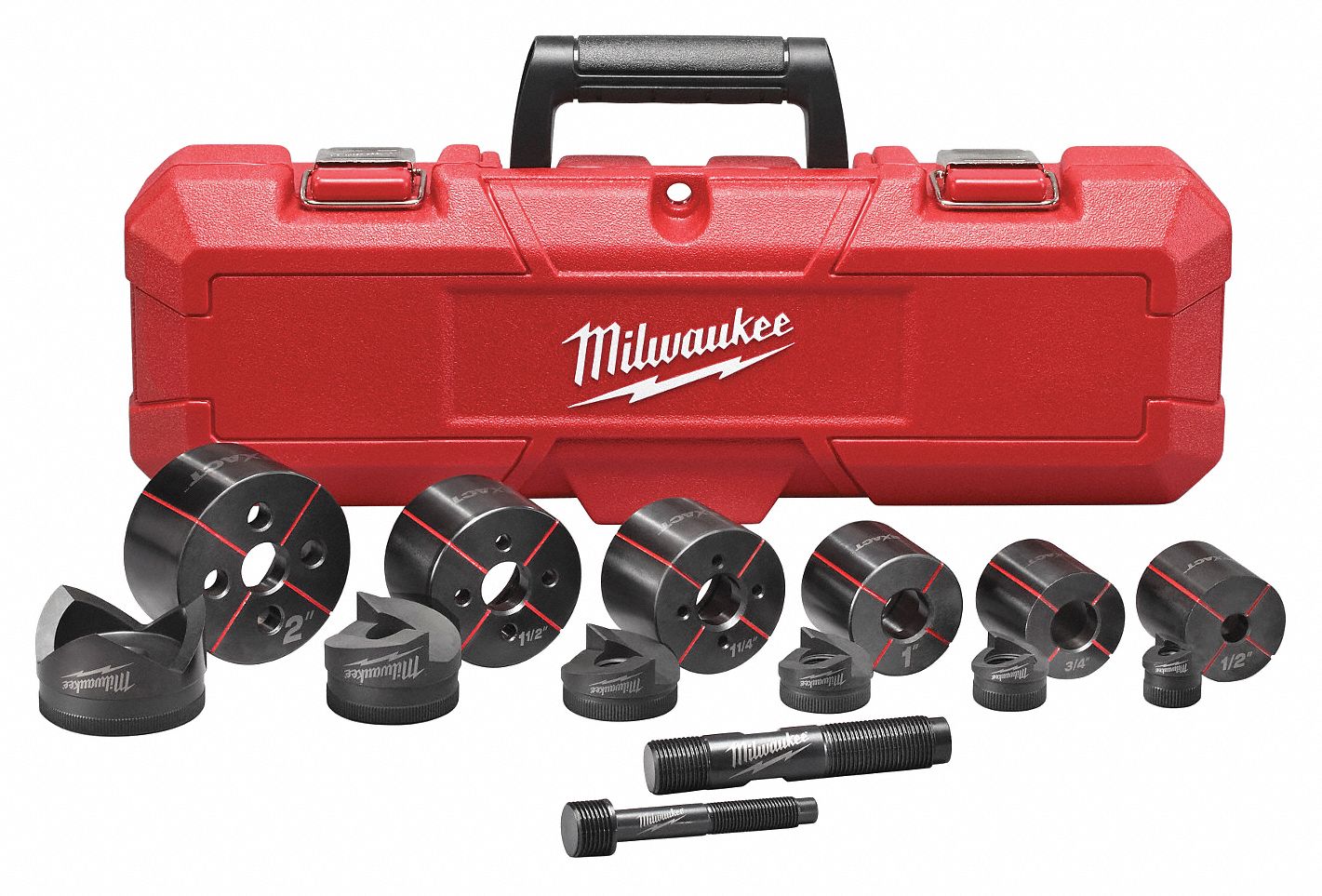 MILWAUKEE Knockout Set, 14, 10 ga. Steel - 31AD92|49-16-2693 - Grainger