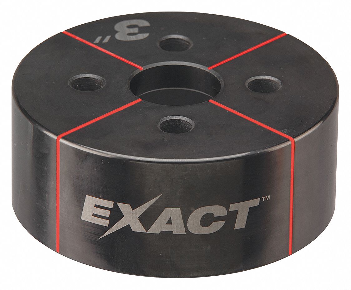 MILWAUKEE Knockout Die 12 ga Sheet Metal Capacity (Steel), 3 19/32 in