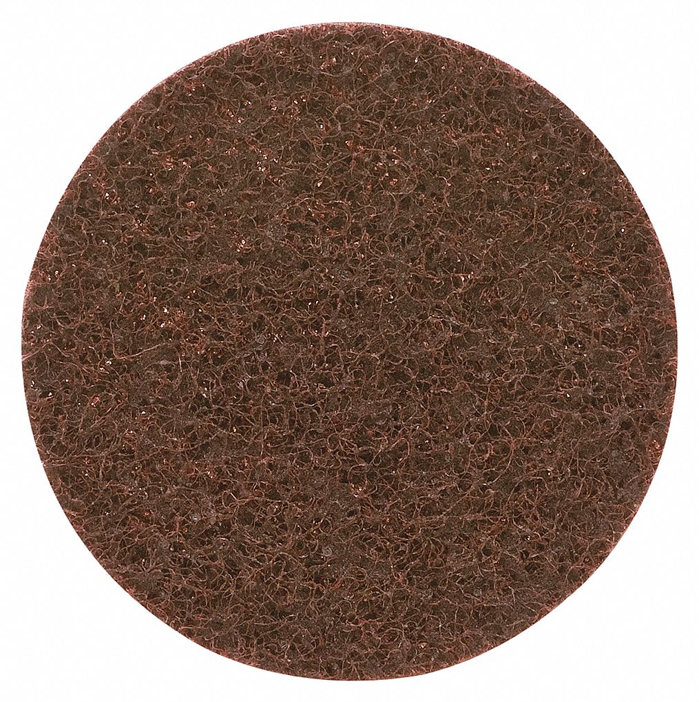 SANDING DISC, HOOK/LOOP, NON-VAC, MED-GRIT, MAROON, 7 IN