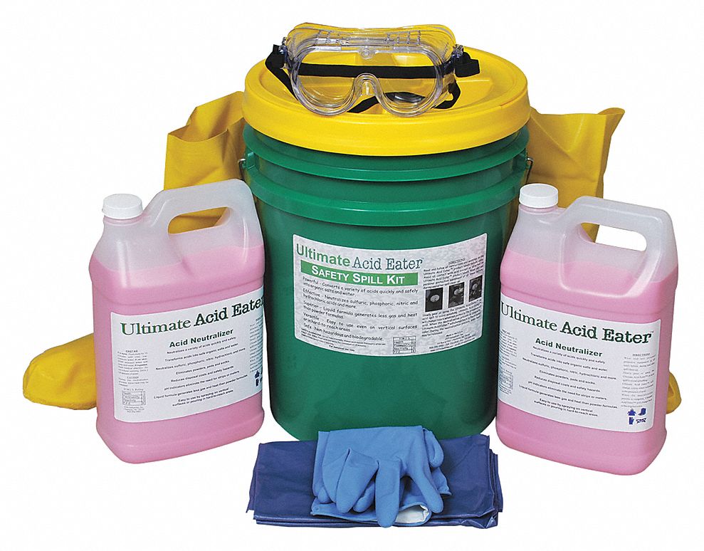 SPILL EATER ACID NEUTRALIZING SPILL KIT 5 GAL. - Chemical Neutralizers ...