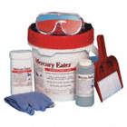 MERCURY SPILL KIT, 500 G ABSORBED PER KIT, 1.8KG MERCURY ABSORBENT/PACK WIPES