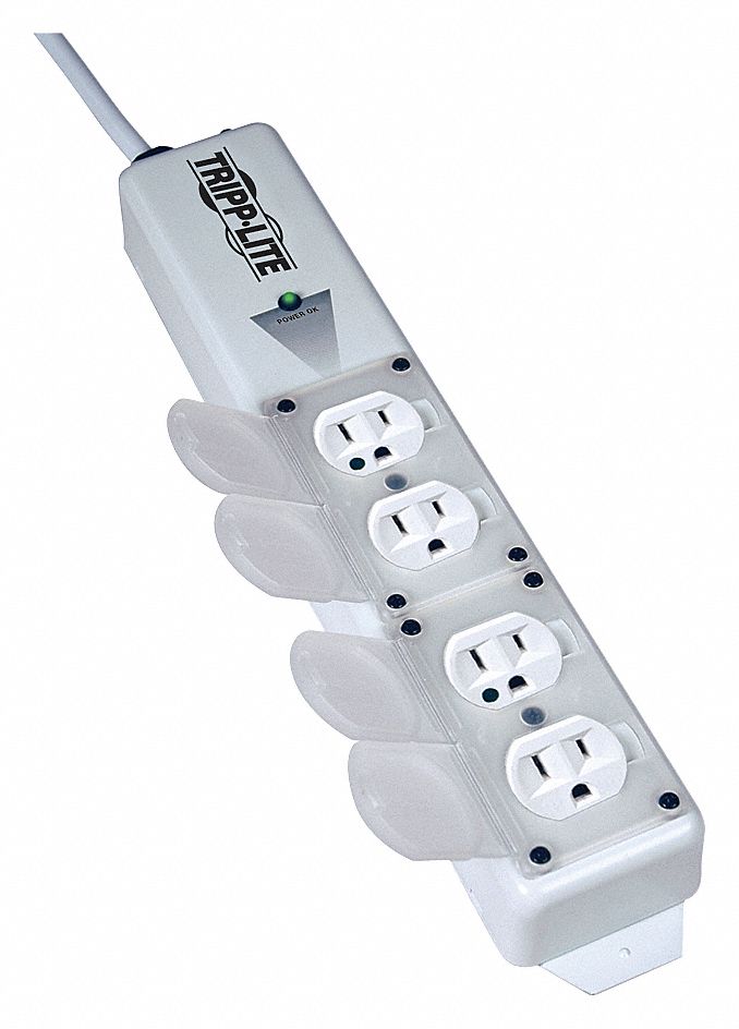 Tripp Lite 4 Outlet Medical Grade Surge Protector Power Strip