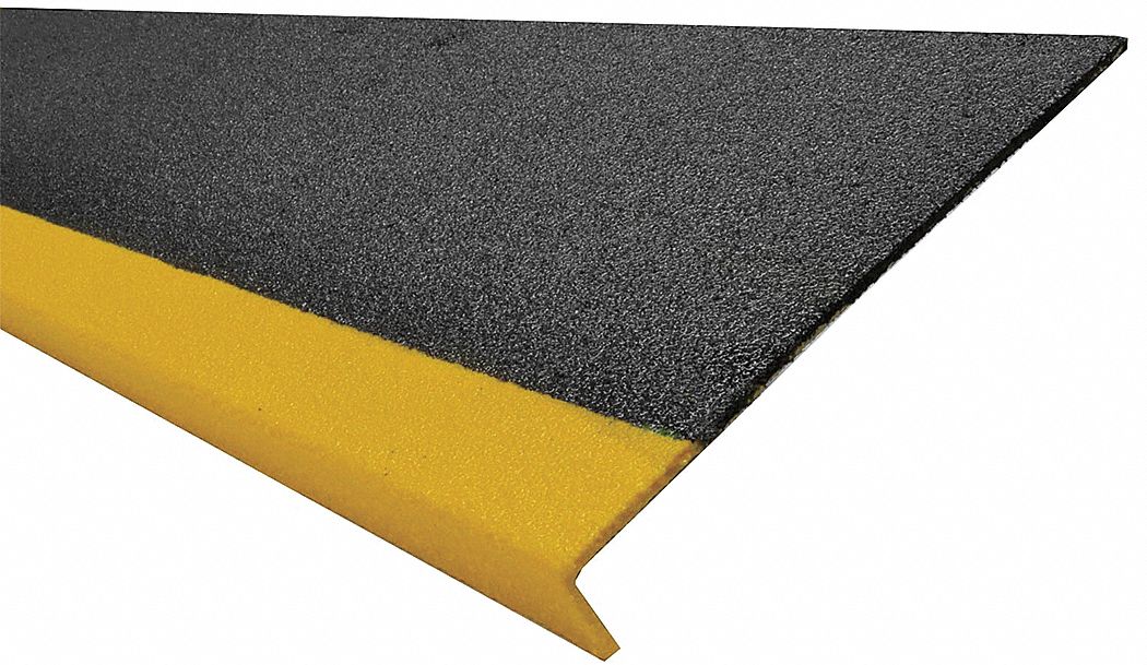 SUREFOOT Stair Tread Cover Full Coverage Grit, Fiberglass, Adhesive