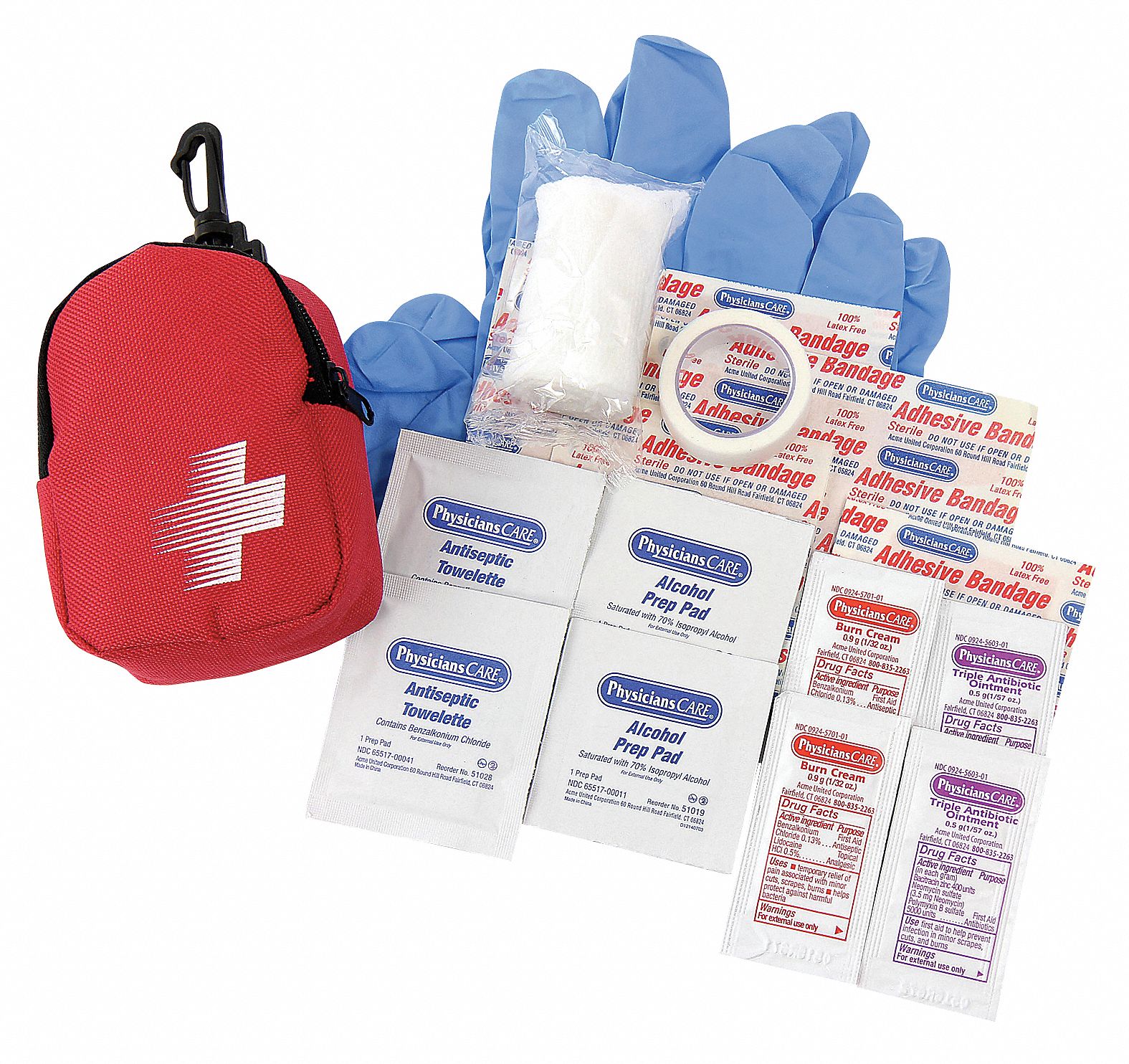 FIRST AID ONLY First Aid Kit, Kit, Fabric, Industrial, 5 People Served