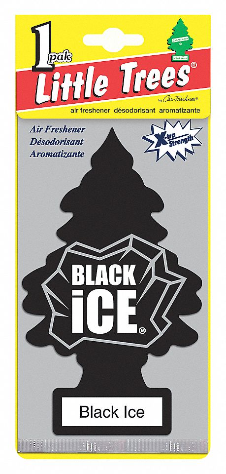 CAR FRESHENER, BLACK ICE, EXTRA STRENGTH, TREE TYPE