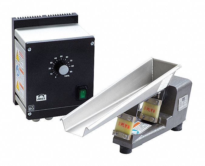 Eriez Vibratory Feeder 1250 Lb Hr Feed Rate 4 5 16 Discharge