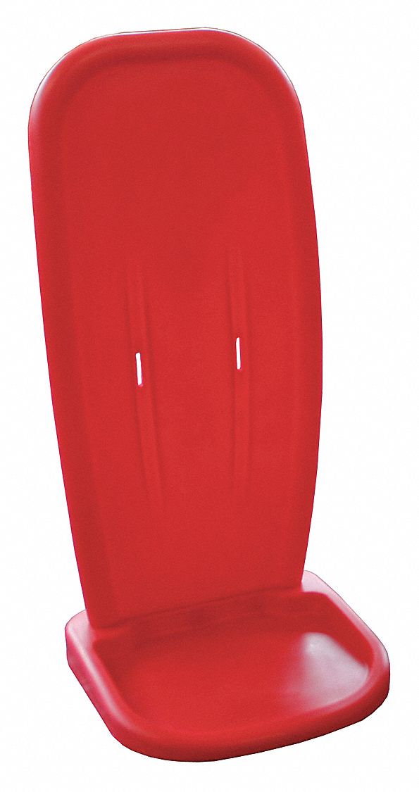 Fire Extinguisher Stand: Red, (1) 10 lb or 20 lb Fire Extinguishers, 26 in Ht, 12 in Wd