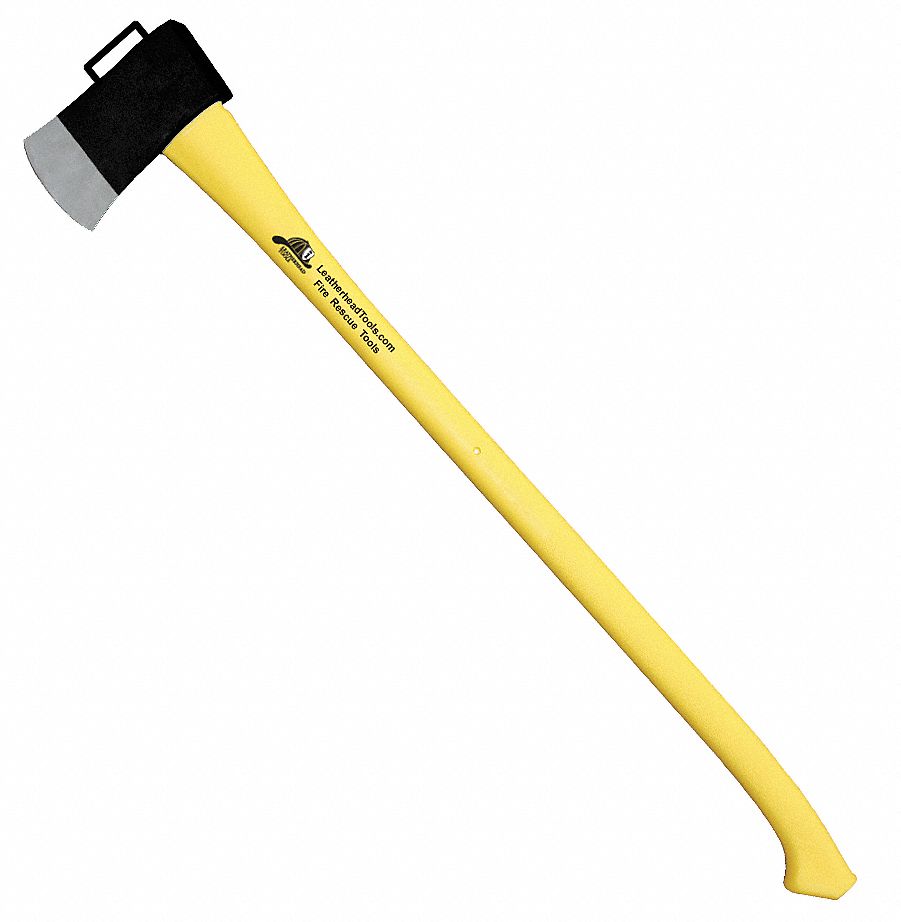 Pick Axe, 36 in Handle Length, High Carbon Steel Head Material, Yellow