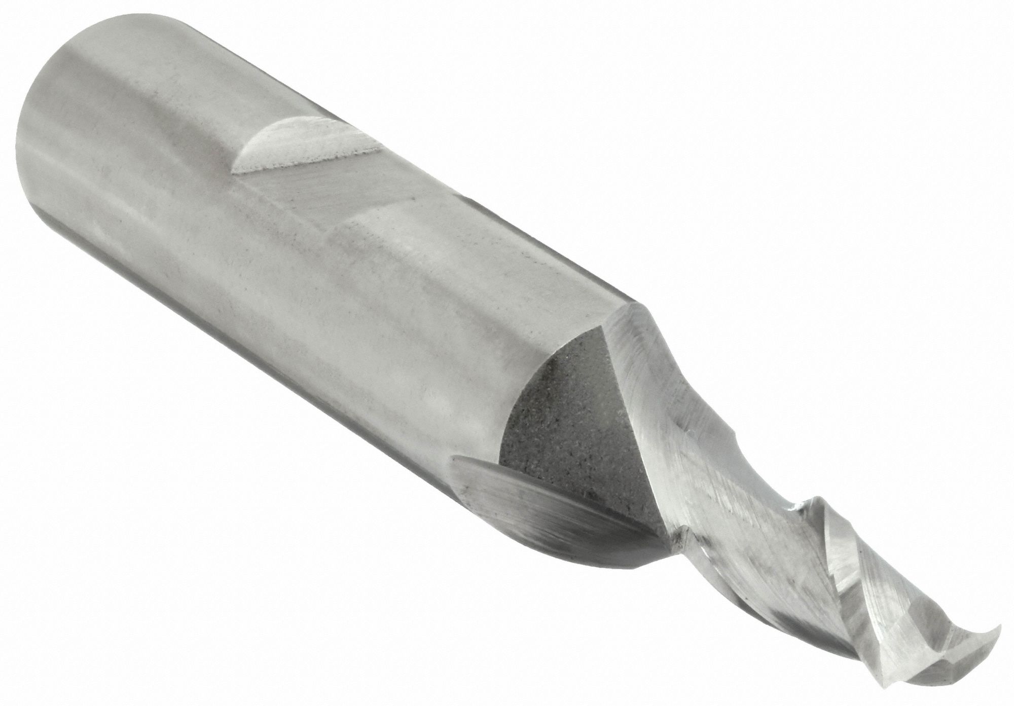 Square End Mill: Cobalt, 2 Flute, 1/8" Mill Dia, 3/8" LOC, 2-5/16" OAL