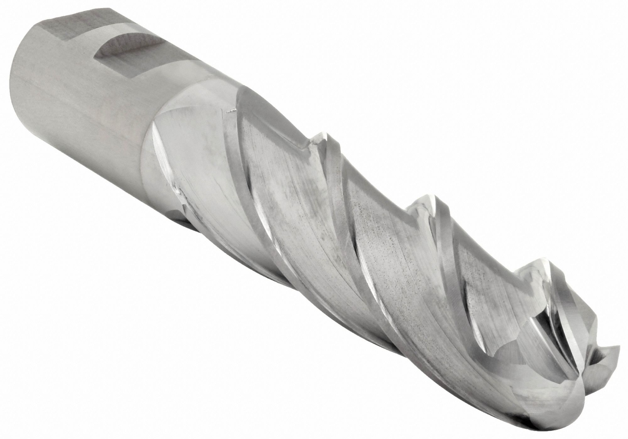 SQUARE END MILL, BRIGHT/UNCOATED FINISH, CENTRE CUTTING, 4 FLUTES, 1 IN MILLING DIA