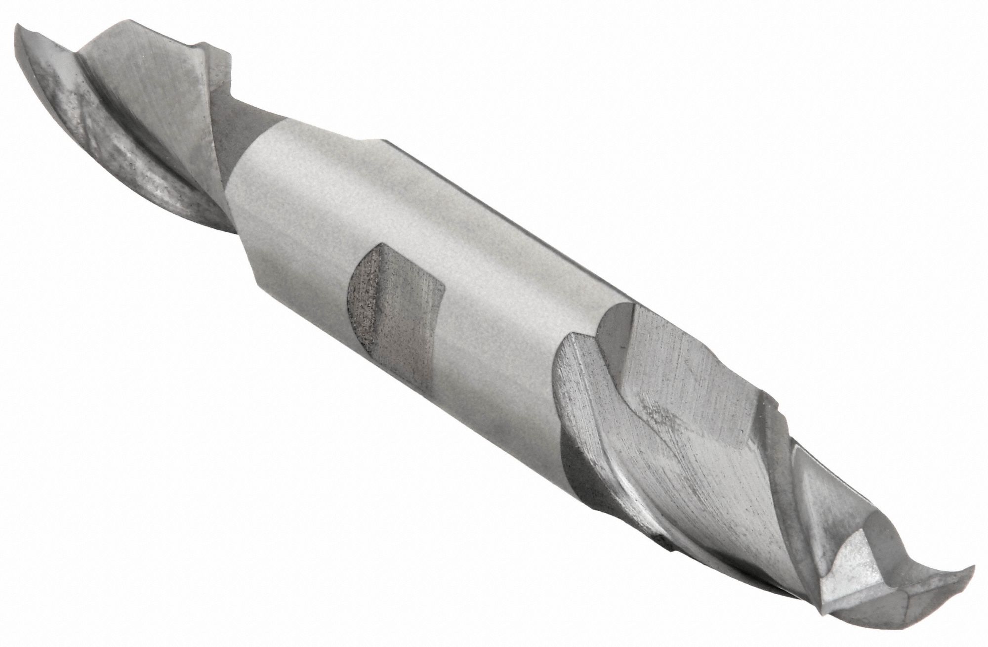 SQUARE END MILL, 2 FLUTES, 5/16 IN MILLING DIAMETER, 9/16 IN CUT, 3½ IN L, HSS
