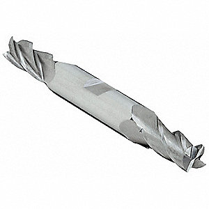 SQUARE END MILL, 4 FLUTES, 13/32 IN MILLING DIAMETER, 1 IN CUT, 4⅛ IN LENGTH, HSS