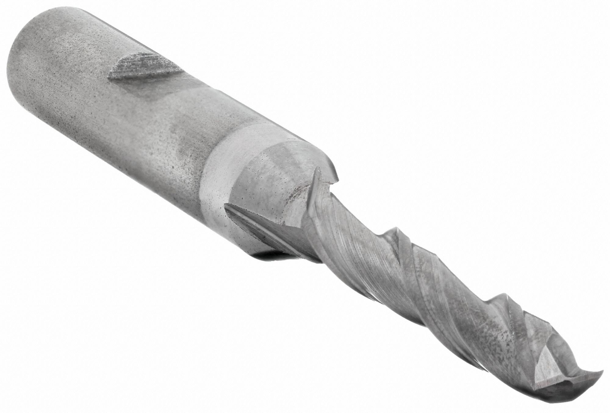 SQUARE END MILL, CENTRE CUTTING, 2 FLUTES, ¼ IN MILLING DIAMETER, 1¼ IN CUT, HSS