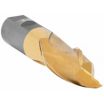 2-Flute General Purpose Finishing TiN-Coated High-Speed Steel Square End Mills
