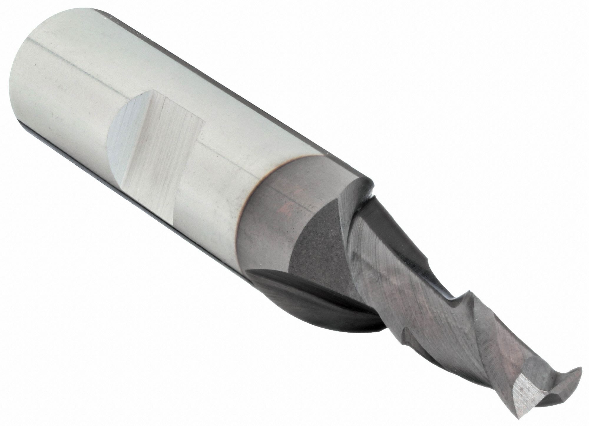 SQUARE END MILL, CENTRE CUTTING, 2 FLUTES, ⅛ IN MILLING DIAMETER, ⅜ IN CUT, HSS