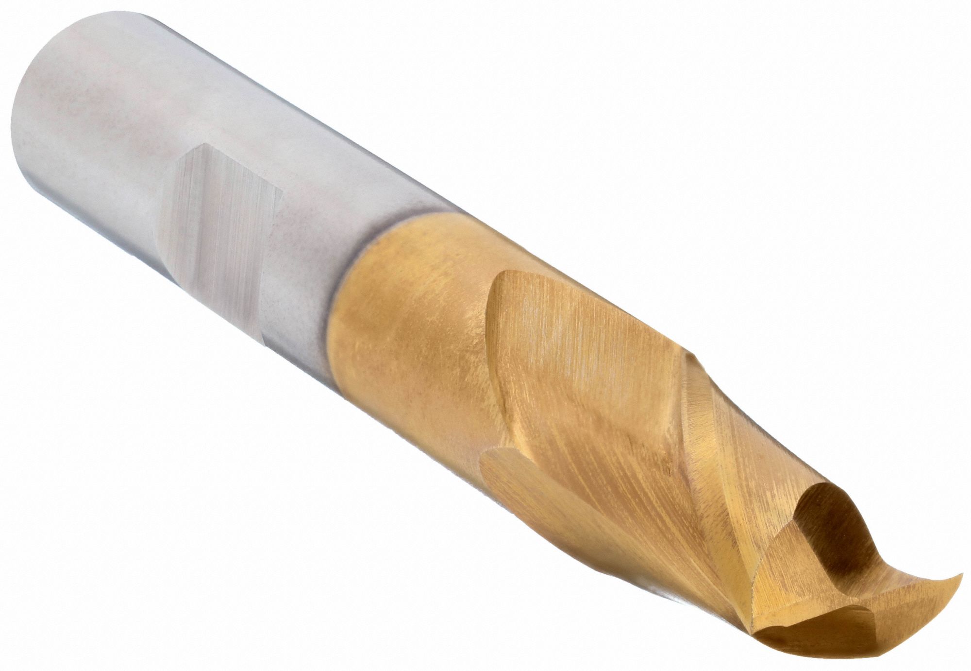 Sq. End Mill, Single End, HSS, 3/8"