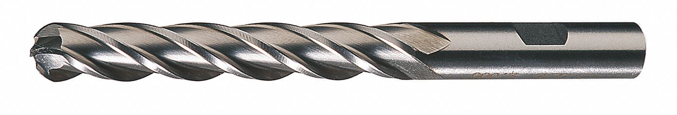 Ball End Mill Single End 1/4 HSS