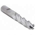 BALL END MILL, 4 FLUTES, 1 IN MILLING DIAMETER, 2 IN CUT, 4.5 IN L, INDIVIDUAL, HSS