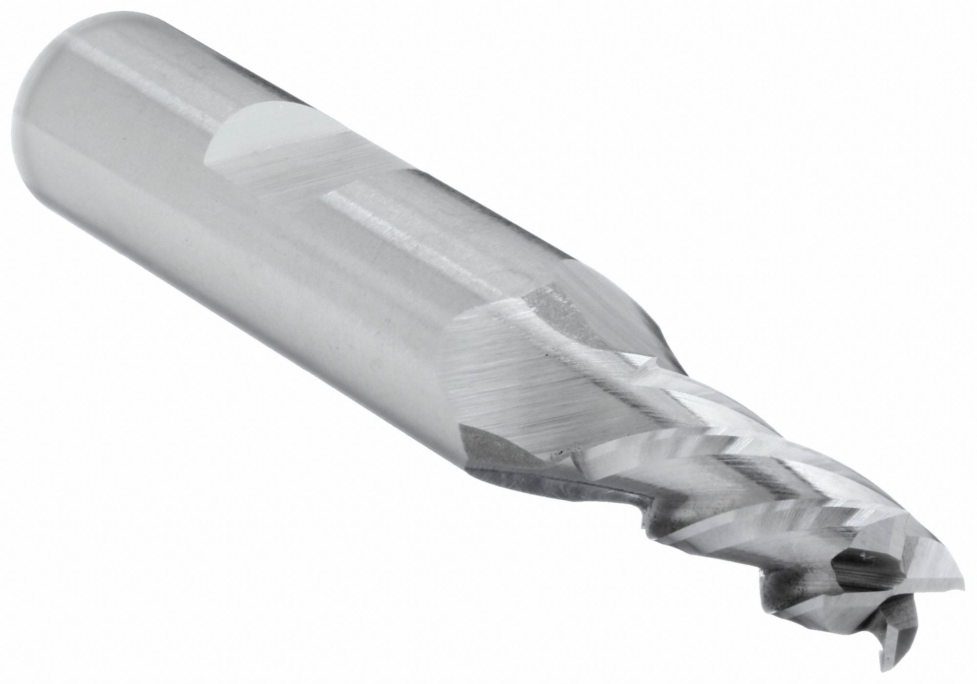 SQUARE END MILL, NON-CENTRE CUTTING, 4 FLUTES, ⅜ IN MILLING DIAMETER, ¾ IN CUT, HSS