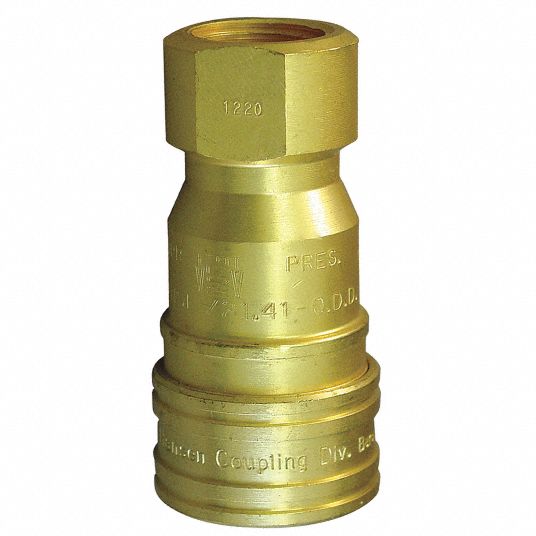 EATON HANSEN Quick-Connect Gas Couplings, 3/4 in (F) NPT Pipe