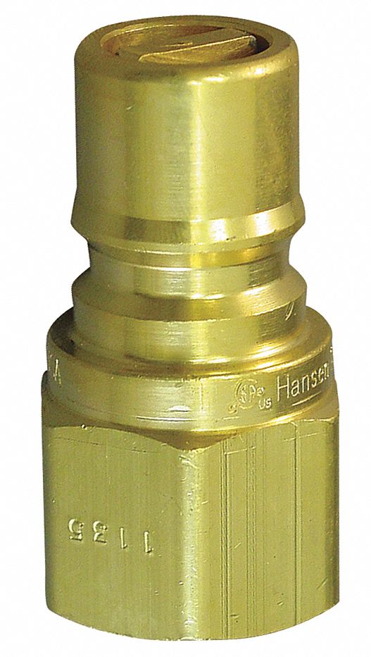 31C945 - Coupler Plug (M)NPT 1 Brass