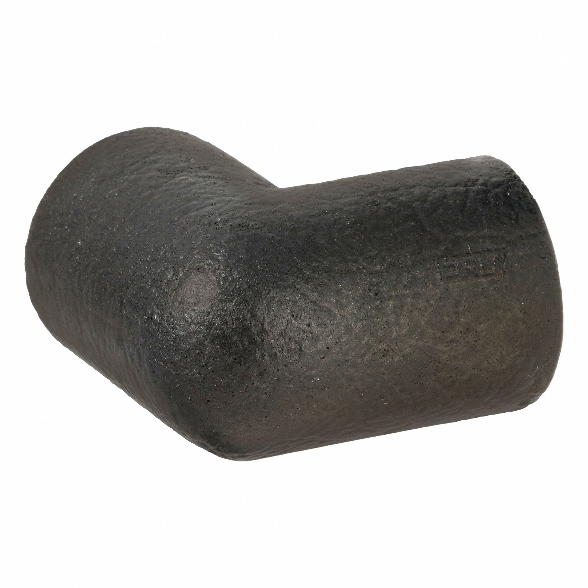 Corner Guard: Polyurethane Foam, Self-Adhesive, Black, 2 Legs, 2.5 in Leg Wd