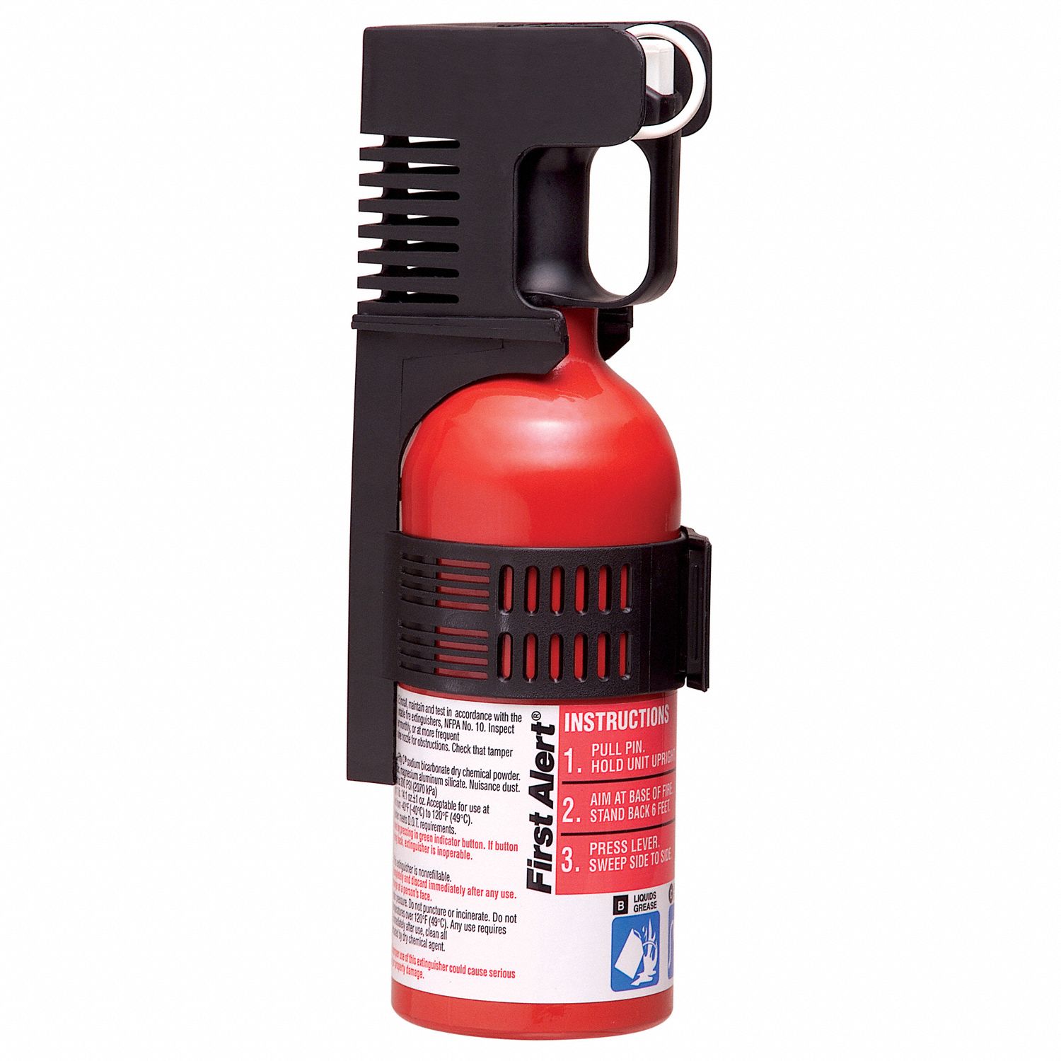 FIRST ALERT Fire Extinguisher, Dry Chemical, Sodium