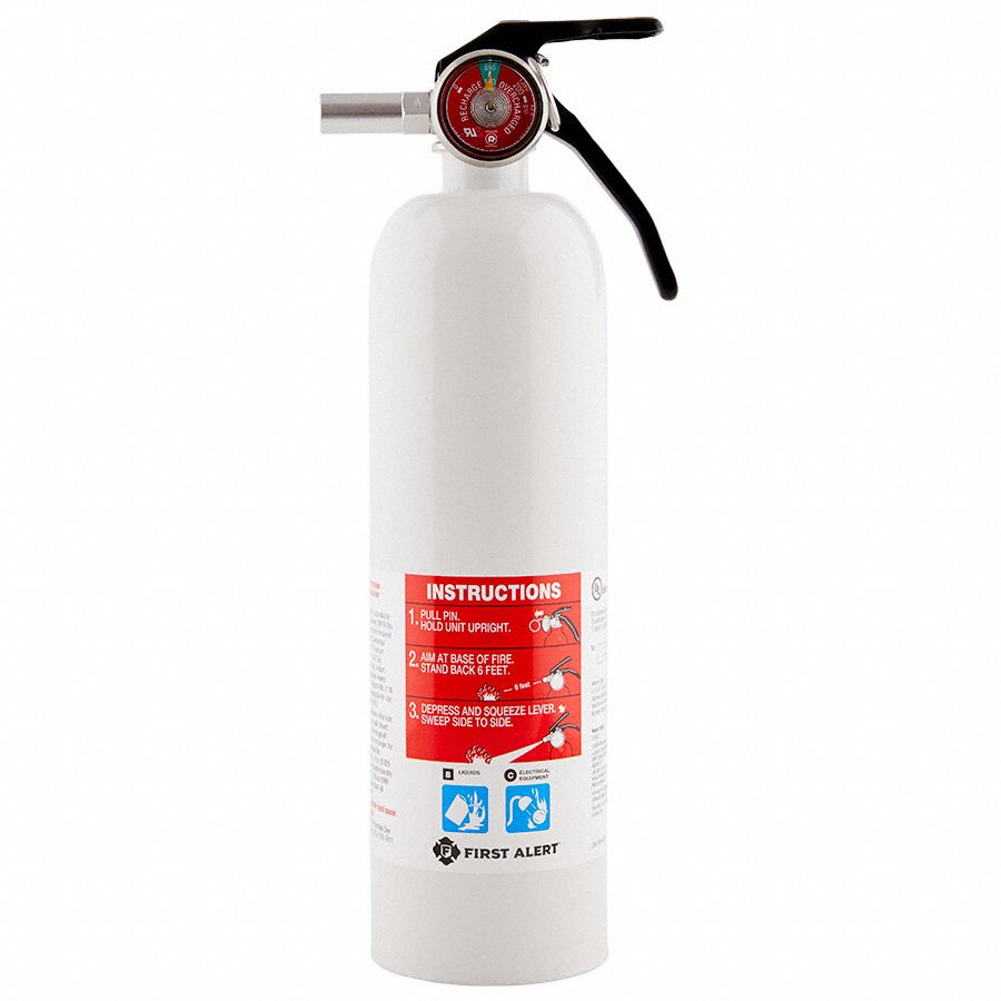 5b C UL for sale online First Alert Fire Extinguisher Dry Chemical Sodium Bicarbonate 2 Lb 