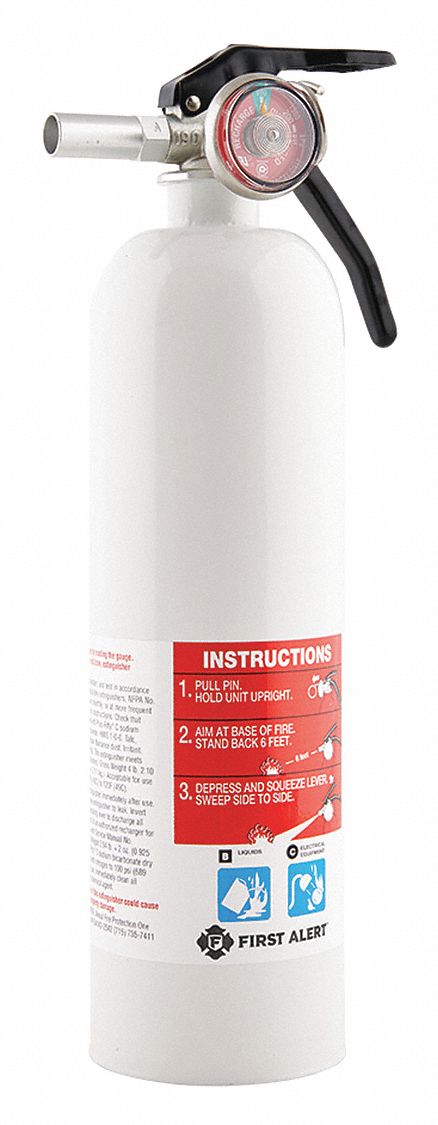 FIRST ALERT REC5 Fire Extinguisher,Rechargable,5BC eBay