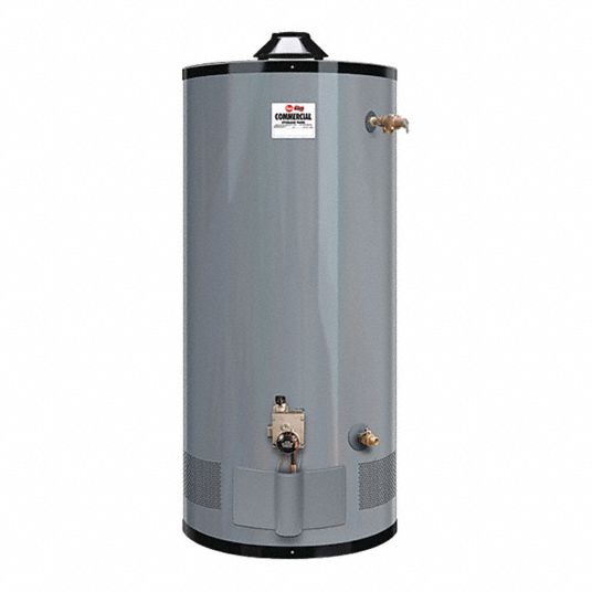 Rheem-ruud Commercial Gas Water Heater, 75.0 Gal Tank Capacity, Natural 