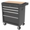 Light-Duty, Workstation-Height Rolling Tool Cabinets, 30" to 39" Wide