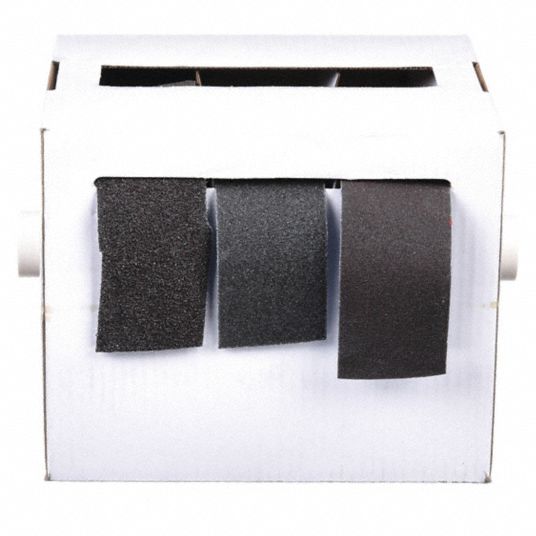 30 ft Emery Cloth Roll Kit with J Weight Backing Material; Grit 50, 80