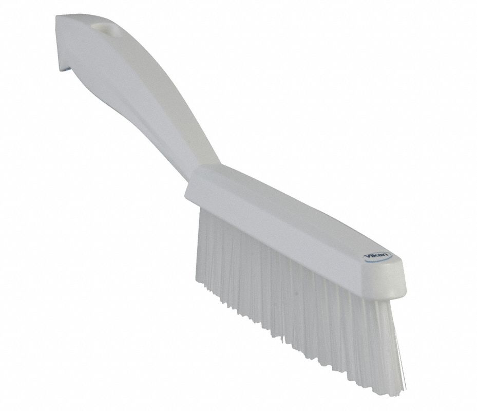 VIKAN Cepillo para Fregar,Blanco,11-51/64" L - Cepillo para Restregar
