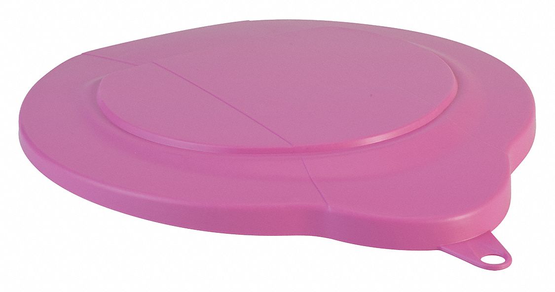PAIL LID,PINK,9 3/4 IN DIAMETER