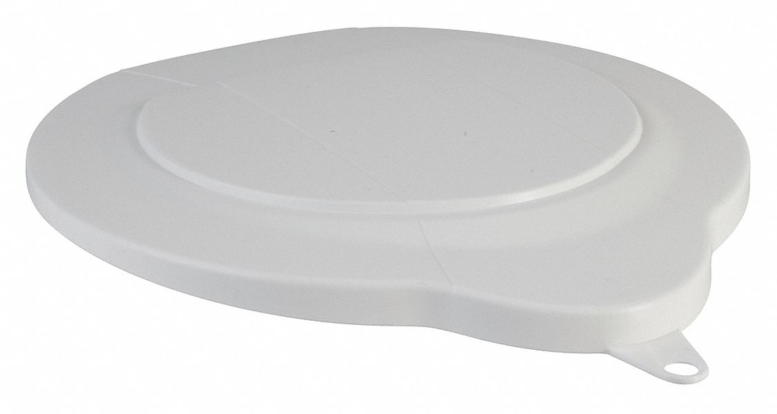 PAIL LID,WHITE,9 3/4 IN DIAMETER