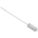 TUBE AND VALVE BRUSH, STRAIGHT HANDLE, POLYESTER BRISTLE, WHITE, 3 IN BRUSH DIAMETER, POLYPROPYLENE