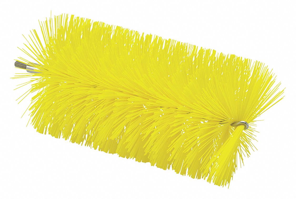 VIKAN, Polyester Bristle, Yellow, Tube and Valve Brush 31CG3153916