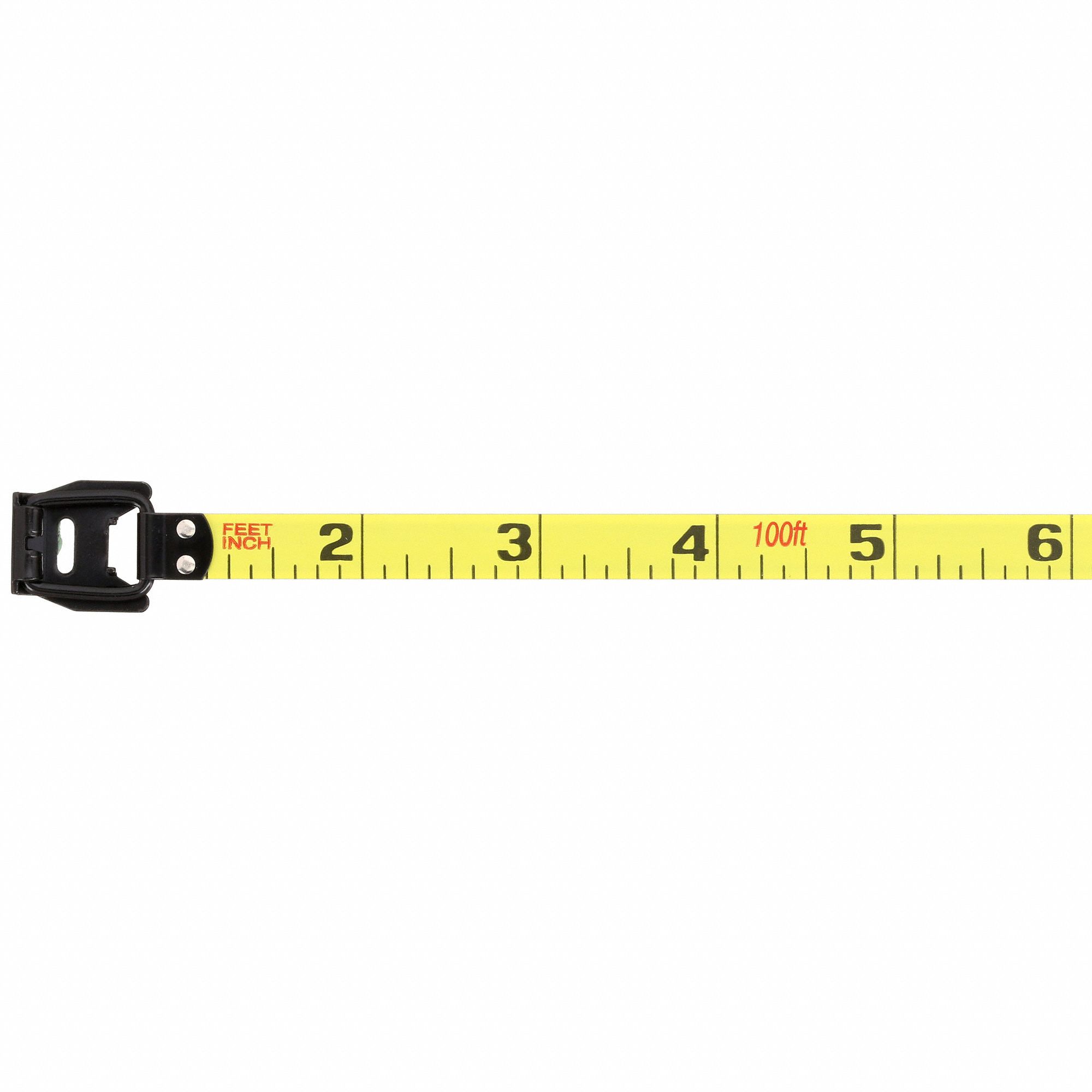DEWALT Tape Measure 100 ft Blade Lg, 3/8 in Blade Wd, in/ft, Closed