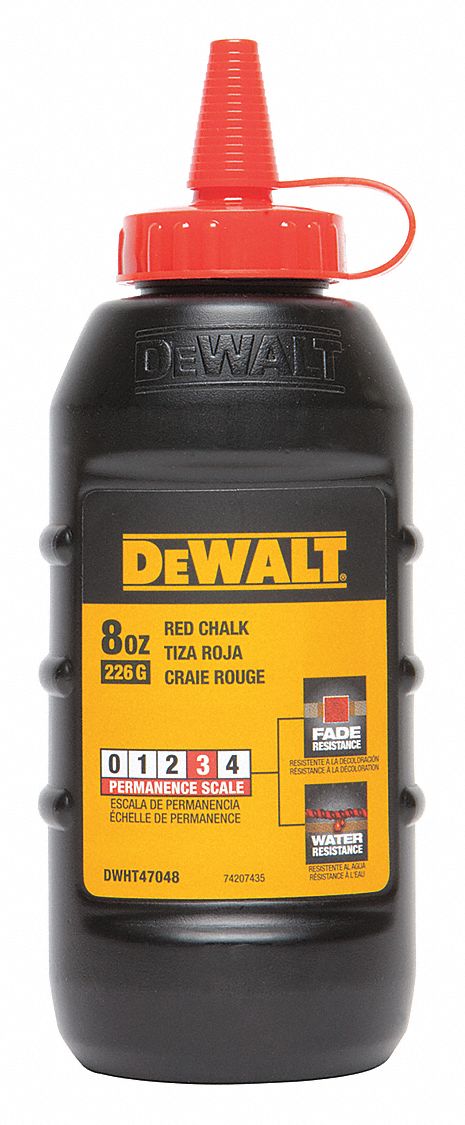 MARKING CHALK,STANDARD,RED,8 OZ.
