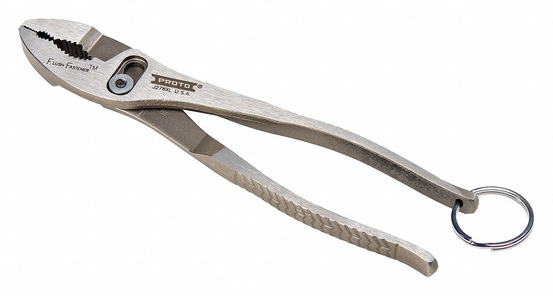 Tether Ready, 3/4 in Max Jaw Opening, Slip Joint Plier 31CL50J278XL