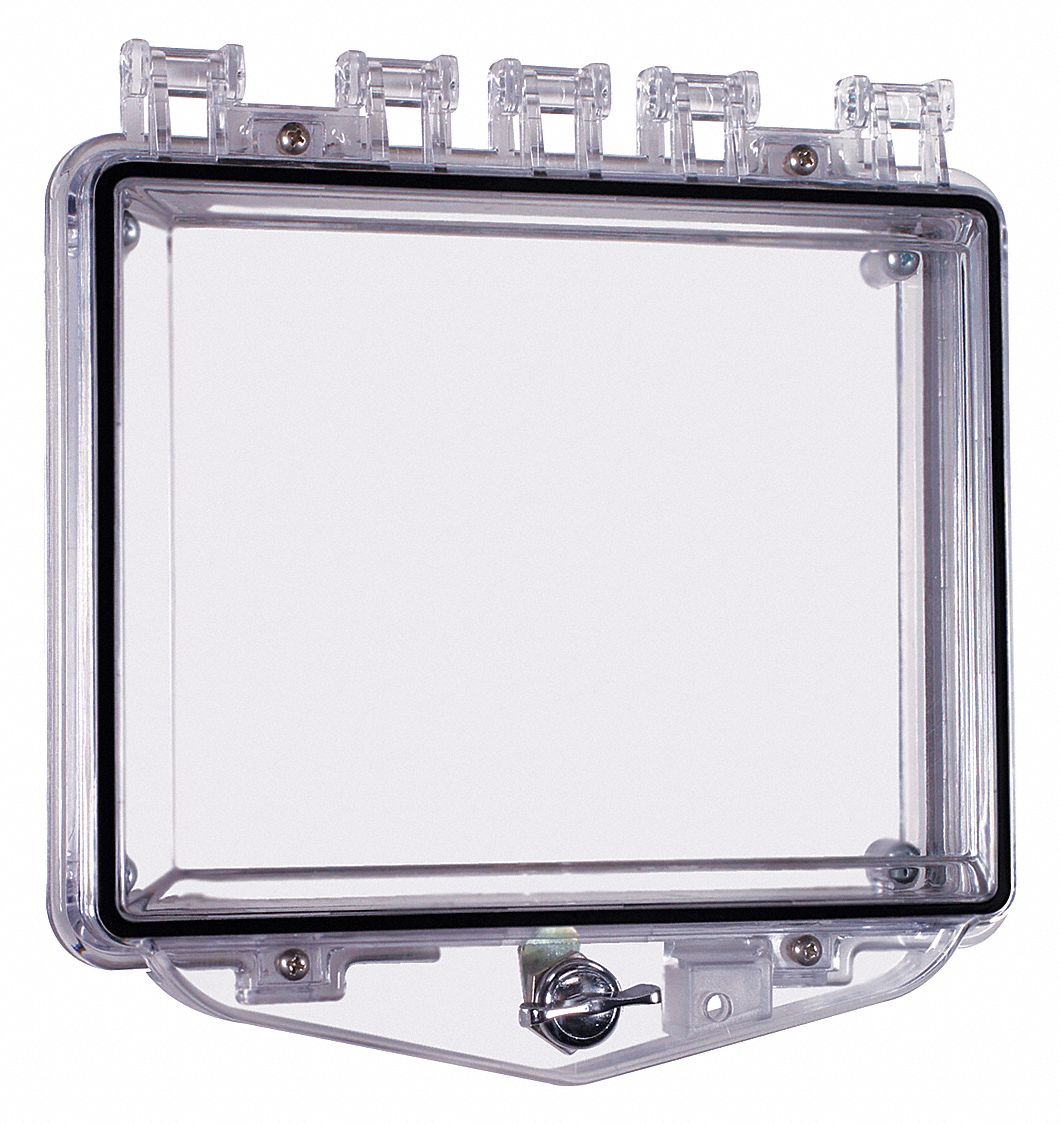 Enclosure: Polycarbonate, 2 1/8 in Overall Dp, 5 7/16 in Overall Lg