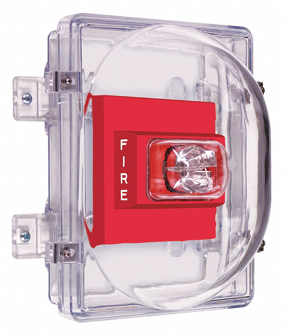 Strobe Damage Stopper Cover: Polycarbonate, 8 1/2 in Overall Dp