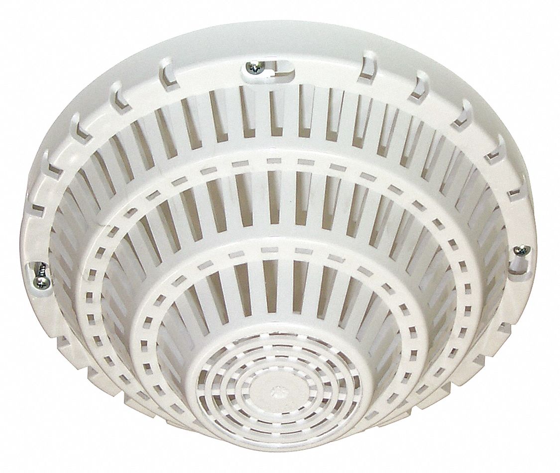 SMOKE DETECTOR DAMAGE STP COVER,WHITE