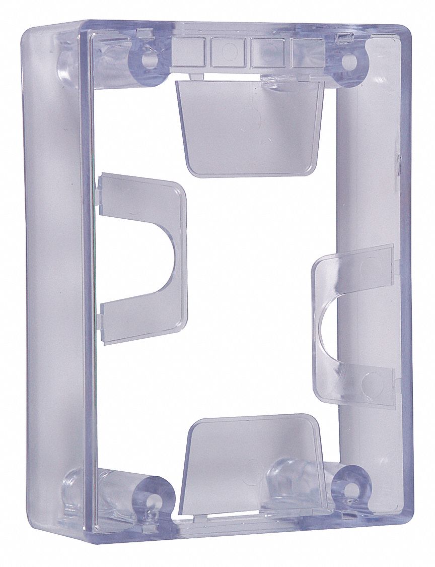 SPACER,CLEAR,SZ 2 IN,POLYCARBONATE