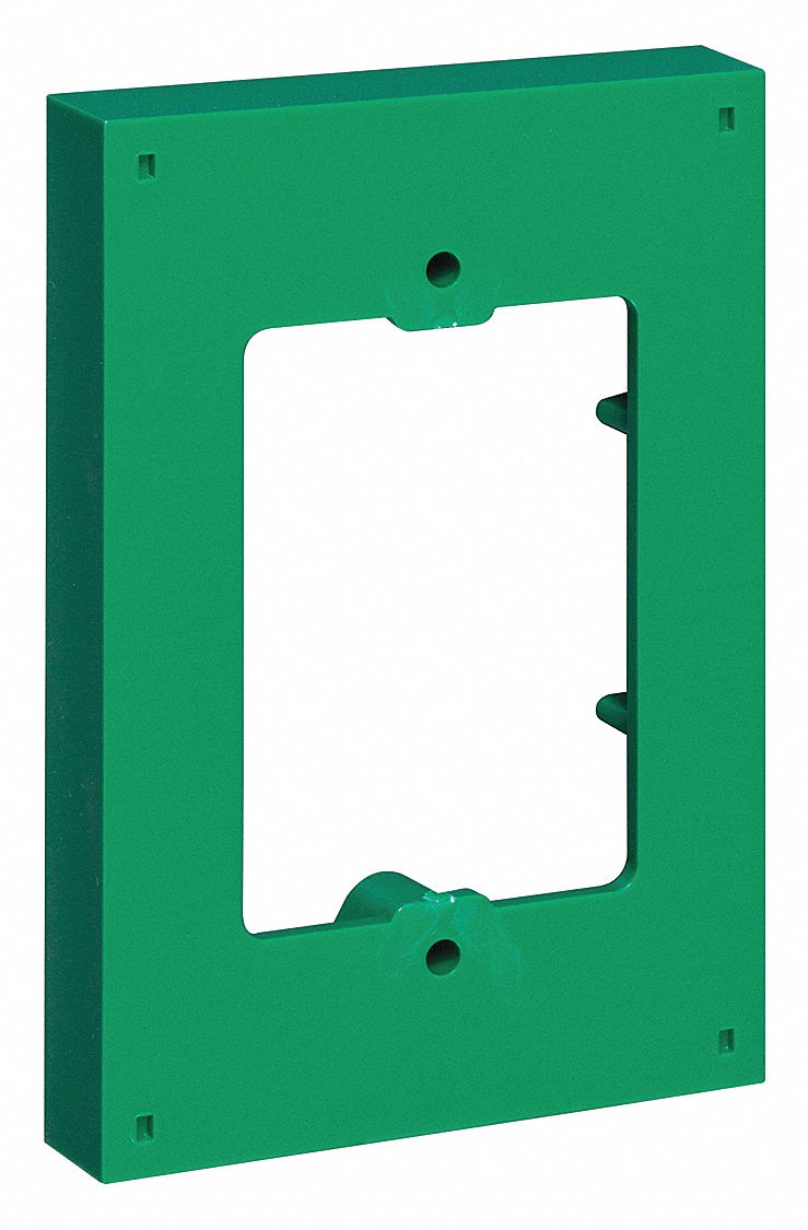 SPACER,GREEN,SZ 5/8 IN,POLYCARBONATE