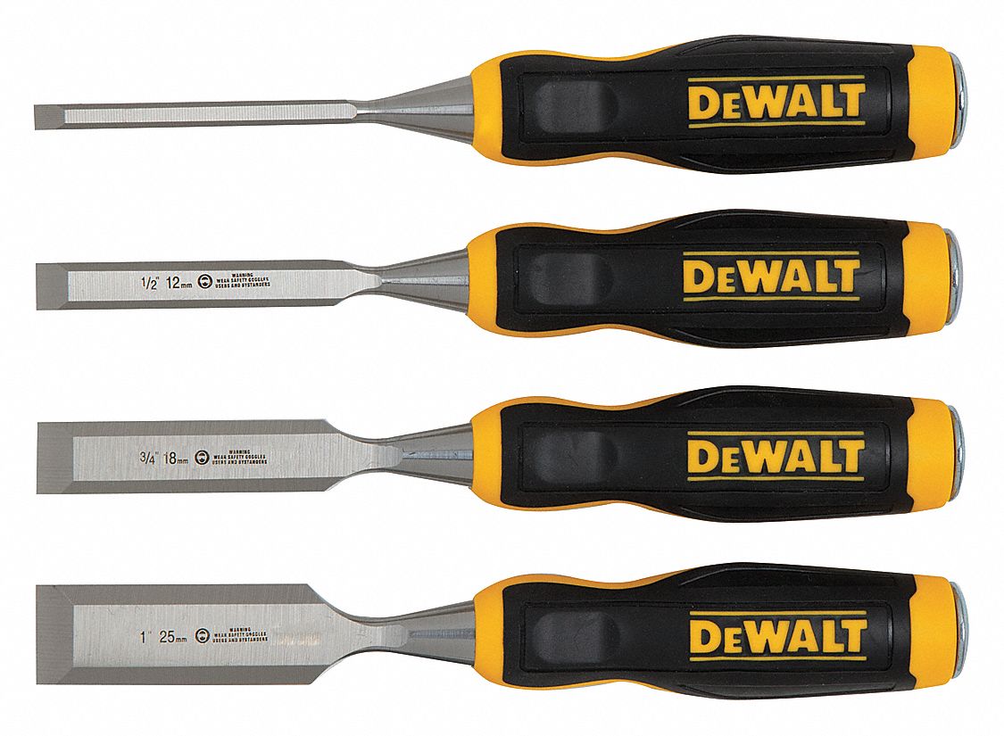 DEWALT 51/4 in Steel Chisel Set; Number of Pieces 4 31CN61DWHT16063 Grainger