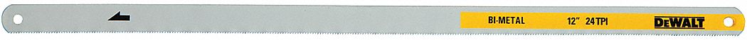 HACKSAW BLADE, CARBON STEEL, HIGH SPEED STEEL, 18, 24, 32, 3 PK