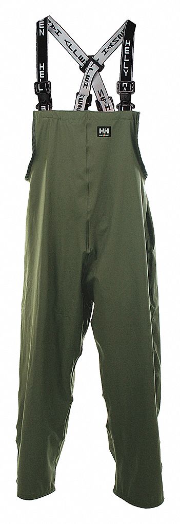ABBOTSFORD GREEN DOUBLE BIB RAIN PANT, L, POLYURETHANE, MICROWELD SEAMS