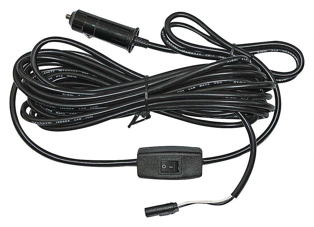 REPLACEMENT WIRE HARNESS, FOR TGS SERIES SPREADERS, AUXILIARY PLUG ADAPTER W/ ON-OFF SWITCH