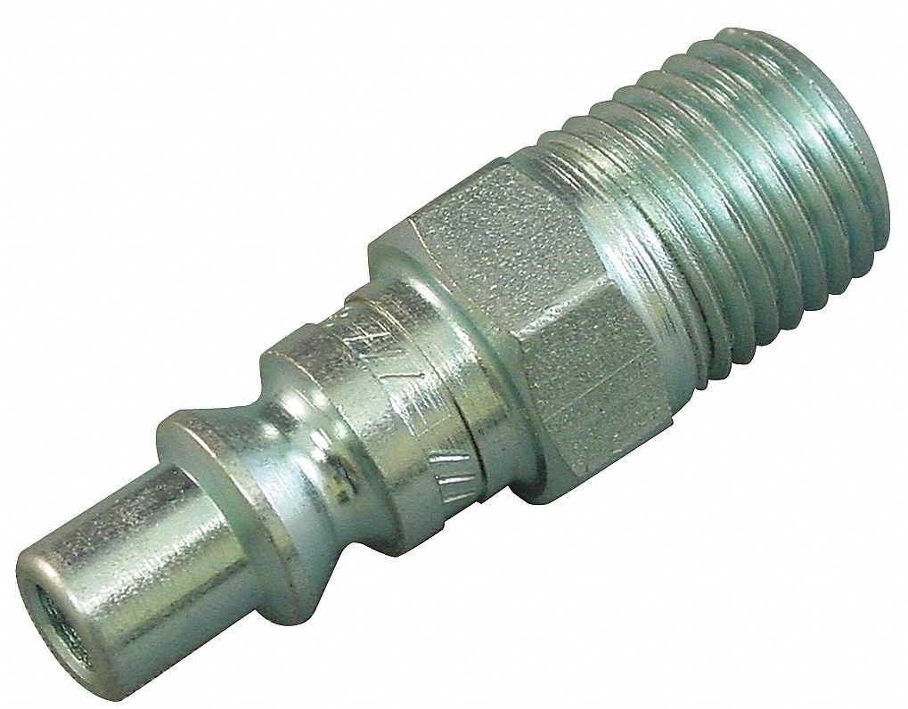 Quick Connect Hose Coupling: 1/4 in Body Size, 1/4 in Hose Fitting Size, Sleeve, MNPT